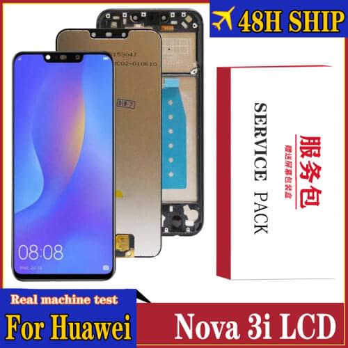 Original Screen for Huawei Nova 3i LCD Display Digitizer Assembly Touch Display Apply to Huawei Nova 3 Display LCD Repair Parts