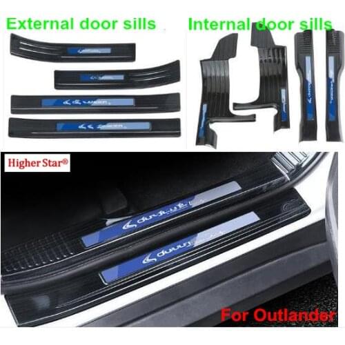 For Mitsubishi outlander 2019-2021 stainless steel car door sills scuff protection plate,pedal decoration plate,Threshold bar