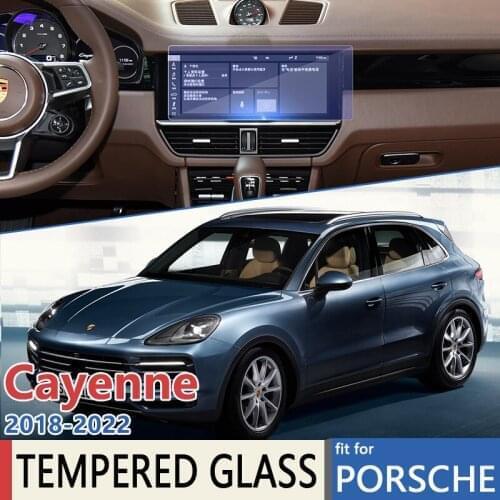 For Porsche Cayenne PY 2018 2019 2021 2022 Car Navigation Film Auto GPS Touch Full Screen Protector Tempered Glass Accessories
