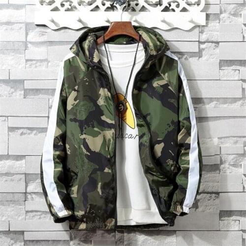 GELITAYIN Mens Camouflage Jackets
