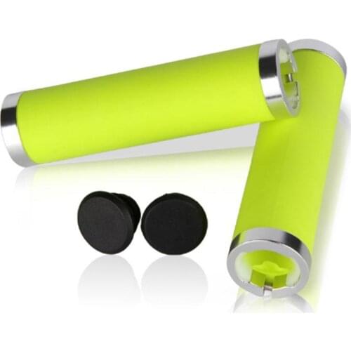 Bike Handlebar Grips MTB Foam Rubber Bicycle Handlebar Grips Bar Ends Plugs Lock On Grips For Bike Bicycle Cycling Parts
