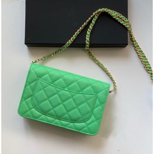 Ip019 fantastic women handbag genuine leather shoulder bag Europe design female bag with chain