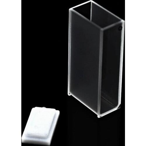 Quartz Absorption Cells 20 mm Quartz Cuvette ( Liquid Sample Cell ) 7 ml For Spectrophotometer Frit Sintering Technology 2/PK