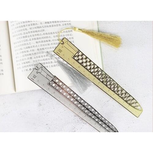 Sword And Ruler Bookmarks Ancient Style Metal Hollow Out Students creative Stationery Gifts