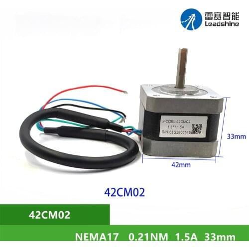 NEMA17 Leadshine 42CM02 0.21Nm 1.5A 2 phase Stepper Motor Shaft Diameter 5MM