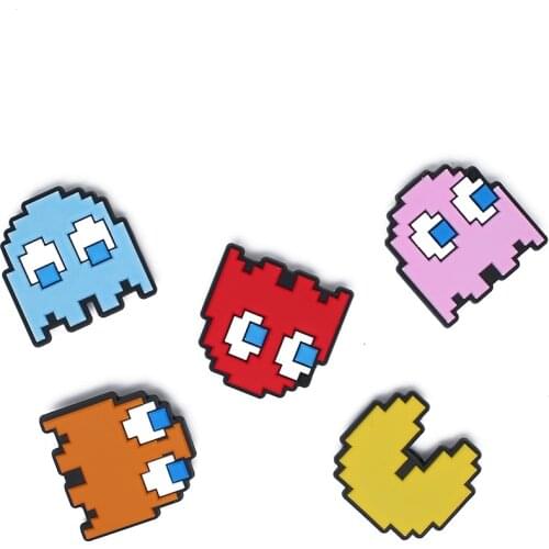 Novelty Sale 5pcs PVC Game Shoe Charms Shoe Accessories Shoe Decoration for Croc JIBZ/ Wristbands Kids Party Xmas Hot Sale