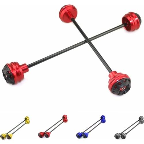 Motorcycle Front Rear CNC Wheel Axle Fork Crash Protector Slider Stand Screw For BMW S1000RR 2009- 2016 & S1000R 2014-2017