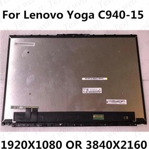Genuine New Laptop FHD Touch Screen Module For Lenovo Yoga C940-15 series LCD Display Digitizer Assembly replacement 5D10S39614
