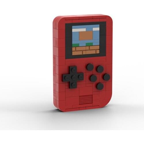 MOC Portable Mini Retro Game Console Building Blocks Kit Advance Players Boy Console Bricks Idea Assemble Toys For Children Gift