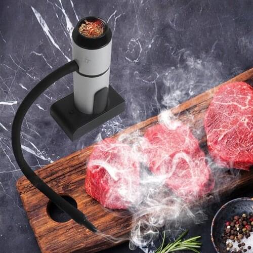 Portable Handheld Cold Smoking Gun Electric Food Drink Cocktail Smoker Woodchips Smoke Infuser Machine