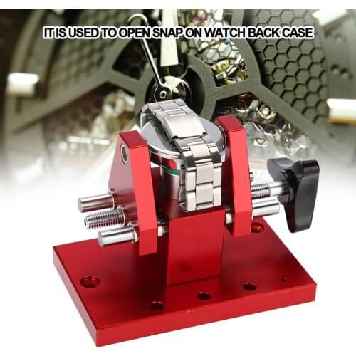 Professional Steel Snap On Watch Back Case Cover Opener Workbench Remover 07115 for Watchmaker Watch Repair Accessory Tool