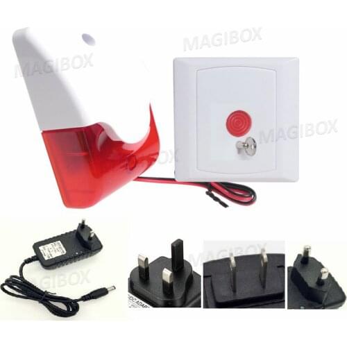 12V light alarm Toilet alarms disabled medical alarm emergency button Kit