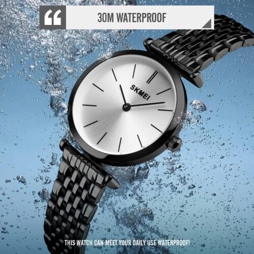 SKMEI Top Brand Women Watch Waterproof Quartz Wristwatch Women Fashion Casual Ladies Luxury Ladies Watch reloj mujer