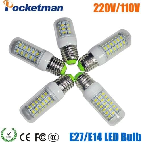 LED Corn E27 E14 Spotlight LED Light Lamp 24/36/48/69Leds AC 110/220V SMD5730 Led Bulb Lighting E27 Led Bulb lights Dropshipping