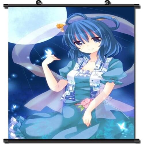 Japanese Anime TouHou Project Shinreibyou Ten Desires Kaku Seiga Home Decor Wall Scroll Poster Decorative Pictures
