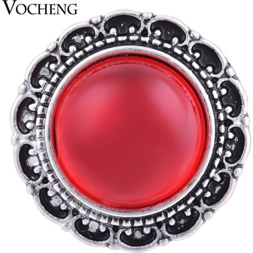Vocheng Ginger Snap Jewelry 18mm 4 Colors Birthstones Vintage Button Vn-1068