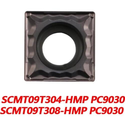 100% Original SCMT SCMT09T304-HMP PC9030 SCMT09T308 Carbide Insert Blades Used For Stainless Steel Processing High Efficiency