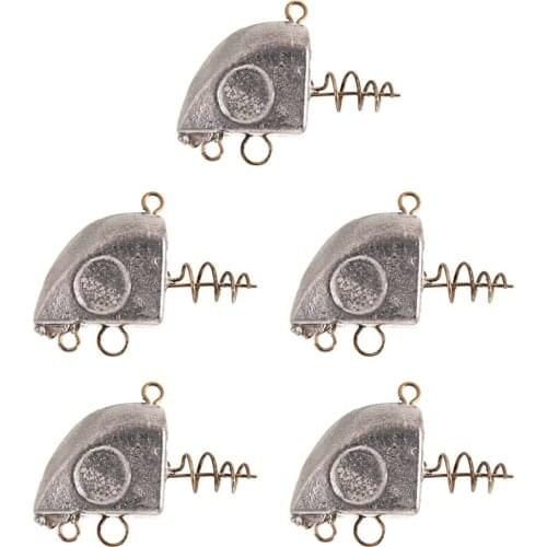 5PCS Premium Fishing Sinkers Weight Fish Head Sinkers for All Kinds Water