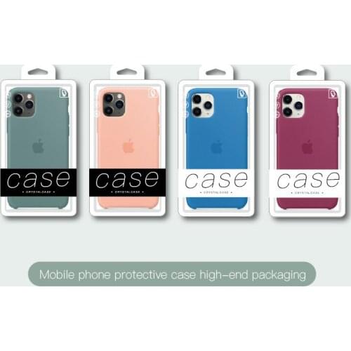 500Pcs/Lot Universal Mobile Phone Case Package PVC White Black Retail Packaging Box for iphone 12/12Pro/12Pro Max Wholesale