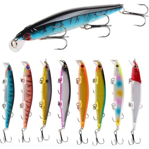 1pcs Minnow Fishing Lures 3D Eyes Laser Artificial Hard Bait 13.7g 11cm Pesca Sinking Wobblers Crankbaits Carp Bass Tackle