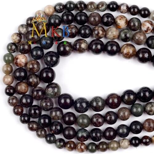 Natural Gemstones Phlogopite Round Beads For Jewelry Making 6 8 10mm Loose Beads Diy Bracelet Necklace Findings 15inches