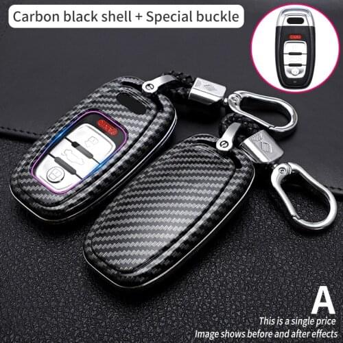 Car Key Cover Fob Case Shell For Audi A1 A3 A4 A5 A6 A7 A8 Quattro Q3 Q5 Q7 2009 2010 2011 2012 2013 2014 2015 Accessories
