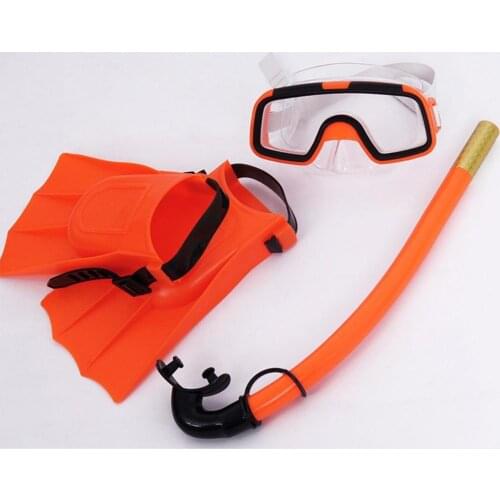 Outdoor Indoor Childrens Diving Goggles Snorkeling 3 Treasures Set Swimming Goggles Swimming Goggles Snorkel Fins Equipment