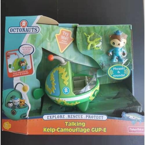 Fisher Price Octonauts Toys Gup E Vehicles Boat Ship Submarines with Figures Captain Barnacles Kwazi Baby Children Xmas Gift
