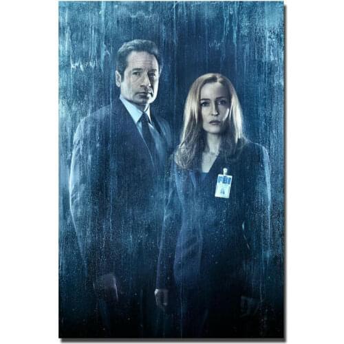 J0246 The x files TV season 2 Silk Poster Art Light Canvas Home Decoration
