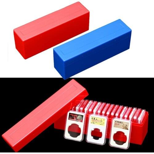Commemorative Coin Storage Box NGC Coin Appraisal Storage Box PCGS Without 20 Rating Capsules Collection Holder 265*92*70mm