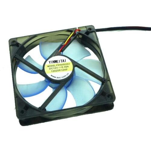 Pwm cooling fan 120mm 12025 FX00000263 12025R12HP 12cm 12V 0.39A 4p Computer Case cpu cooler Fan