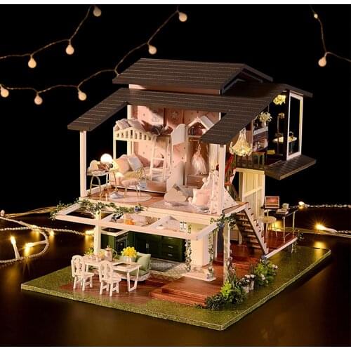 3D DIY Miniature Doll House Building Kits Furniture Kits Romantic Gift
