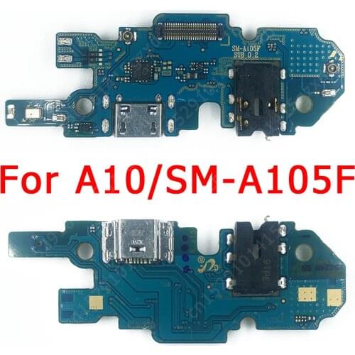 Original USB Charge Board for Samsung Galaxy A10 Charging Port For A105F PCB Dock Connector Flex Cable Replacement Spare Parts