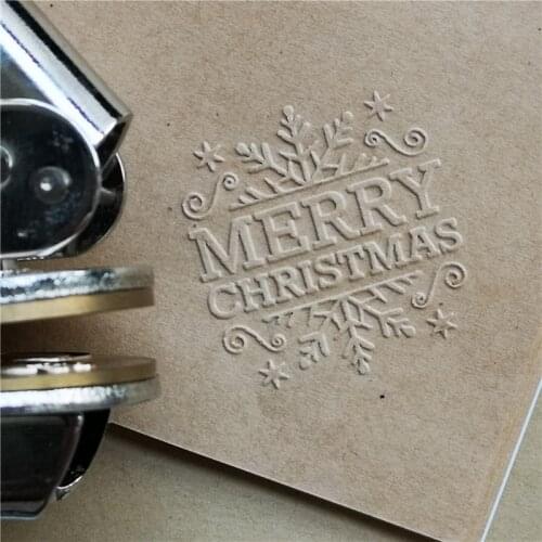 Custom logo design Embossing Seals customize Merry Christmas design personalized Letter stamp/weddingCustom invitations envelop