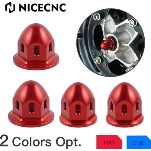 NICECNC ATV Front Spindle Nuts Axle Nut For YAMAHA Raptor 700 2007 700R WOLVERINE 350 450 YFZ 450 450R 2009 GRIZZLY 350 2010