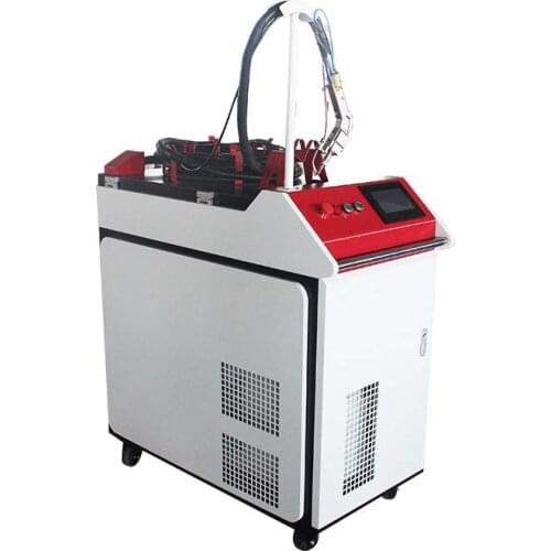 1000w portable and handheld fiber laser welding machine with welding wire feeder
