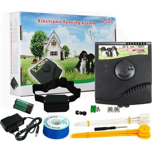 Smart Dog In-ground Pet Fencing System with waterproof collar Rechargeable pet product pet containment systems Vibrating