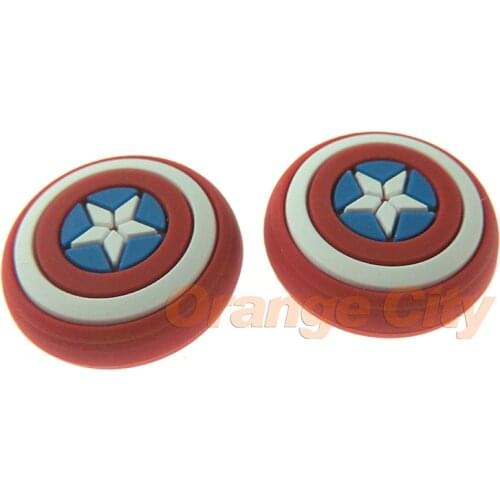 100pcs Thumb Stick Grip Cap 3d Joystick Cover Case mushroom caps For PS3 PS4 Slim Xbox One 360 Switch Pro Controller Joystick