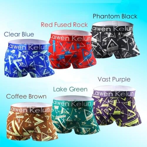Mens Breathable Underwear Boxer Briefs Ice Silk Seamless Ultra-thin Breathable Antibacterial Trend Boxer Shorts 4 Pcs Gift Box