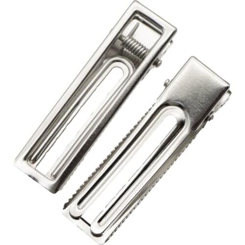 David accessories 100pcs Metal Gold Silver Alligator Clips Hair Clip Hairpin For Bows DIY Hair Accessories Tools,100Yc18736