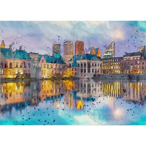 5D DIY Diamond Painting European scenery Full Square/Round Mosaic Diamond Embroidery Picture Of Rhinestone Home Decoration TY928