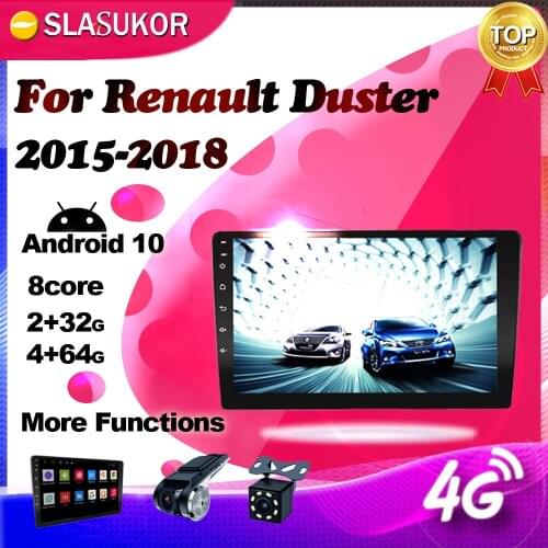 Android 10.0 Multimedia Player For Renault Duster 2015 2016 2017 2018 Navigation 4G Car Auto Radio GPS Keine 2din 2 din DVD