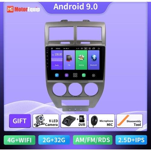 Car Radio For Jeep Compass 1 MK 2006 2007 2008 2009 2010 Autoradio GPS Navigation Multimedia Player Bluetooth no 2 Din 4G WiFi