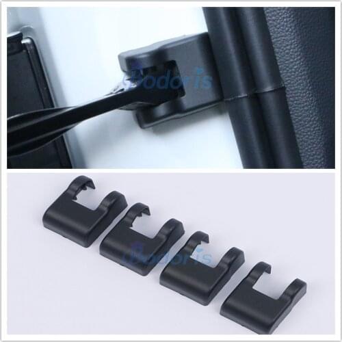 Car Styling Door Stopper Protector Buckle Anti-Rust Stop Rust Cover 2016 2017 2018 For Volkswagen VW Tiguan L Accessories