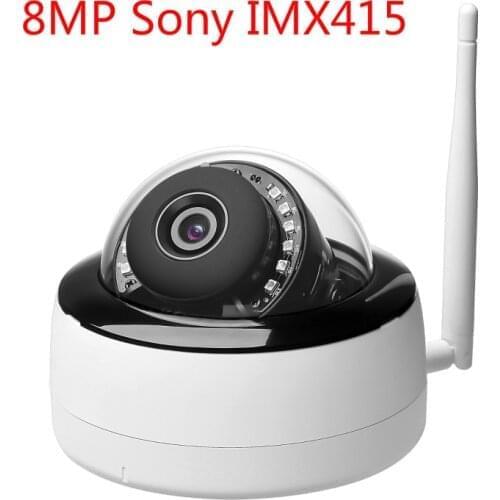 8MP Sony Wifi Wire IP Dome Cameras 4K Onvif IR Vision Surveillance Cameras P2P 4K Ultra HD Wireless IP Security Camera