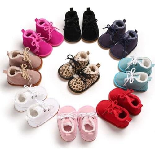 Baby Autumn Winter Shoes Kid Boy Girl Rubber Cotton Cloth First Walker Anti-slip Soft Sole Toddler Baby Shoes Baby Zapatos