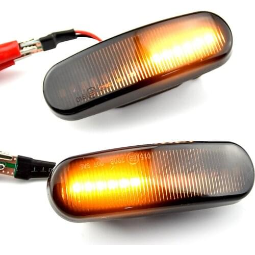 Led Dynamic Side Marker Turn Signal Repeater Light Sequential Blinker For Fiat Doblo Fiorino Grande Punto Idea Linea Multipla
