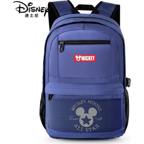 Disney Mickey Mouse Schoolbag Elementary School Students Boy Large-Capacity Fashion Backpack Lightweight Casual Shoulder Bag