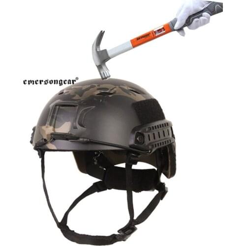 Emerson Tactical Fast Helmet BJ CS Adjustable Helmet Hunting War T-body Shooting Game Hiking Riding Anti-collision Helmet