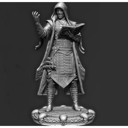 Resin Figure 1/24 ancient man stand Model Unassambled Unpainted Figure Building Kit